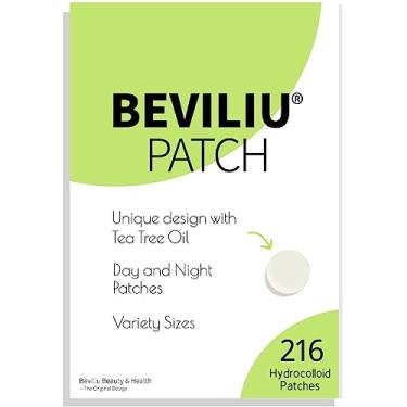 Imagem de Beviliu 216 Adesivos Para Espinhas No Rosto (Óleo De Melaleuca E Ultrafino Uso Diurno/Noturno Espesso) Hidrocolóide Acne Espinhas, 2 Tamanhos, Produtos Cuidados Com A Pele Facial