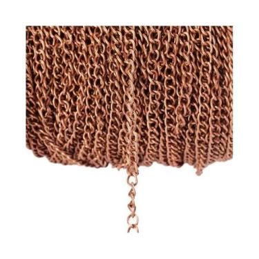 Imagem de Corrente Fina De Metal De 2 Metros 2.5 3.5 4.5mm Extensão DIY Para Col