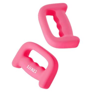 Imagem de 2 Pesos De Mao Revestidos Halter Boxing Dumbell 1kg Musculacao Academia Fisoterapia Pilates Treino Fitness Exercicio