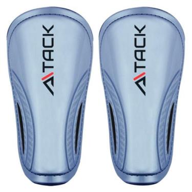 Imagem de Caneleira Protetor de Canela Futebol Luta Atack Com tiras autocolantes