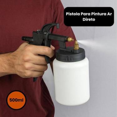 Imagem de Pistola Para Pintura Ar Direto 500Ml - Startools