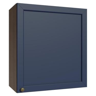 Imagem de Armário Aéreo 60 Cm 1 Porta Rustic/azul Vik Madesa Rustic/azul