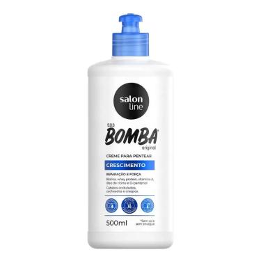 Imagem de Creme para Pentear Sos Bomba Salon Line 500Ml