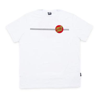 Imagem de Camiseta Santa Cruz Classic Dot Line - Branco-Masculino