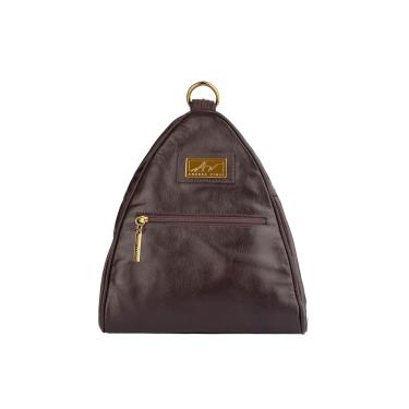 Imagem de Mochila de couro liso 2 em 1 Malu