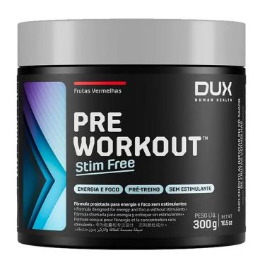 Imagem de Pre Workout Stim Free - 300g Frutas Vermelhas - Dux Human Health-Masculino