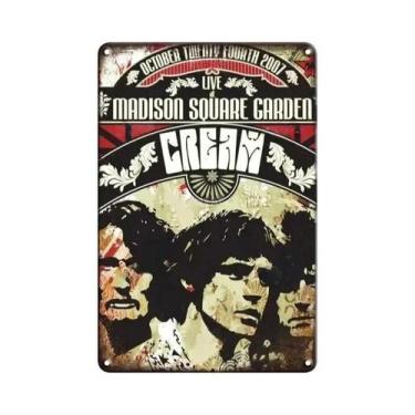Imagem de Placa Decorativa De Metal Retrô De Banda De Rock Para Bar, Clube E Cas