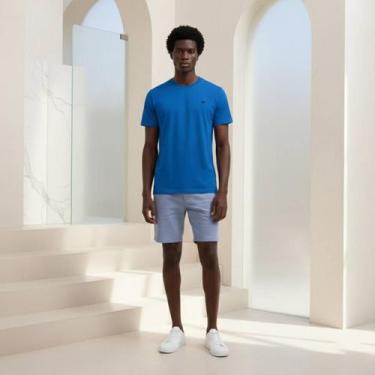 Imagem de Camiseta Masculina Voker 100 Algodão Premium Corte Slim Toque Macio e 