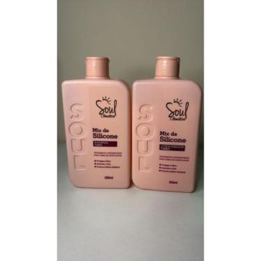 Imagem de Kit Mix de Silicone Soul Cosméticos  Tratamento Capilar Completo, SHAM