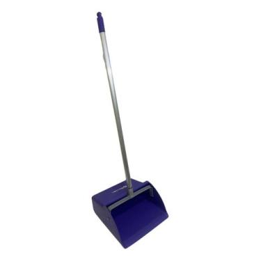 Imagem de Pá De Lixo Coletora Cabo Aluminio 75 Cm Profissio Star Clean, Lilás