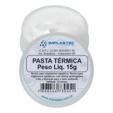 Imagem de Pasta Térmica Implastec Pote 15 Gramas Pasta Branca - OEM