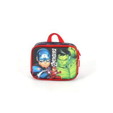 Imagem de Lancheira Escolar Vingadores Up4you - Luxcel, Vermelho, Único