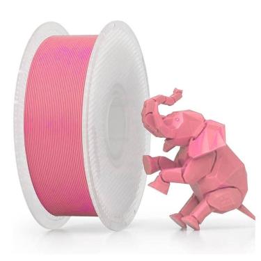 Imagem de Filamento 1,75mm PLA Básico, 1kg, Rosa, para Impressora 3D, Com Carretel Reutilizável,...