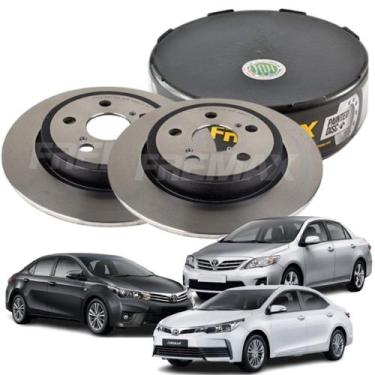 Imagem de Par Discos De Freio Traseiro Sólido Toyota Corolla 1.8 2.0  - Fremax