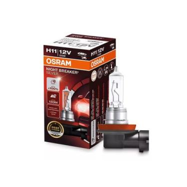 Imagem de Lâmpada Automotiva h11 Osram Night Breaker Silver 12V Farol 100% + Ilu
