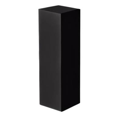 Imagem de Cubo Tablado Expositor Para Vitrine MDF Loja Foto 60x20x20cm Preto - I