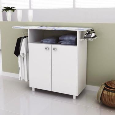 Imagem de Tábua de Passar com Organizador TP3000 Branco - Tecno Mobili