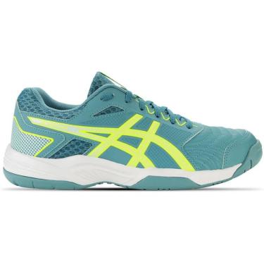 Imagem de Tênis Asics Gel Backhand Feminino - Azul+Verde Limão