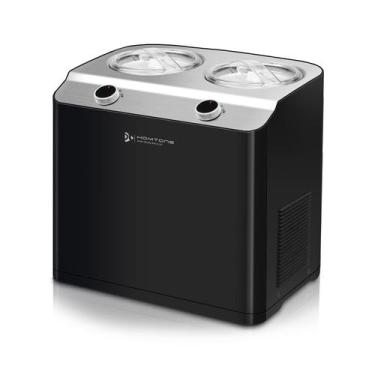 Imagem de Máquina de Sorvete Homtone 2x1,3 qt com Compressor e Duas Cubas
