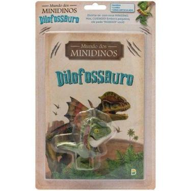 Imagem de Livro Mundo dos MINIDINOS: LIVRO + MINI DINOSSAURO - TODO LIVRO