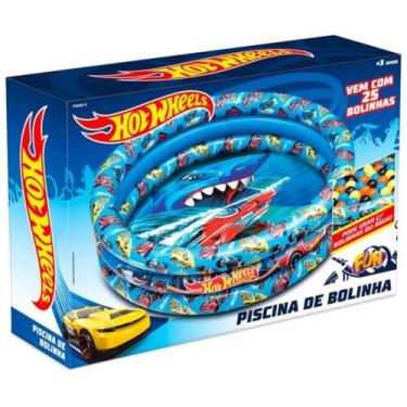 Imagem de Piscina de bolinhas inflavel com 25 bolinhas hot wheels fun, ., UN