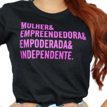 Imagem de Camiseta Feminina Mulher Empreendedora Empoderada Independente - Maria