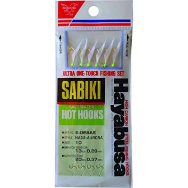 Imagem de Hayabusa S-068AE-10 Gancho de pesca Sabiki, branco