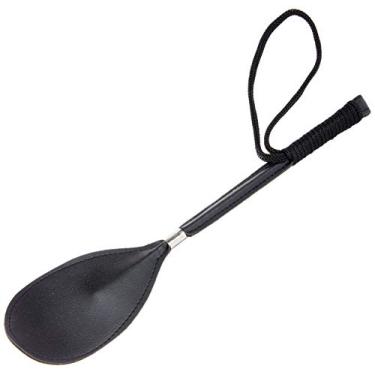 Imagem de Adão e Eva Chibata Em Couro Preto 30Cm