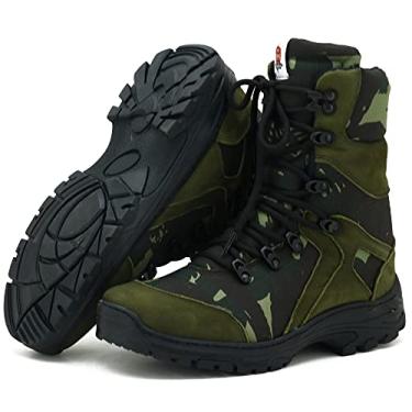 Imagem de BOTA EXERCITO CANO MEDIO LONA E COURO 293 VERDE (45, 293 VERDE)