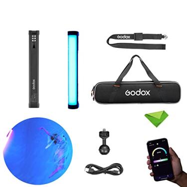 Imagem de Godox WT40R 38CM RGB Dive Light Stick Bastão de luz à prova d'água, 40m IP68 LED Video Light 37 FX Efeitos de luz CCT 1800K-10000K TLCI?96 CRI?96 Controle Bluetooth
