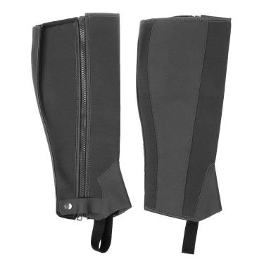 Imagem de Perneira para Montaria Preta com Zíper Bronc-Steel 25500