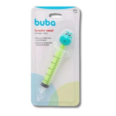 Imagem de Lavador Nasal Seringa Dino Verde - Buba