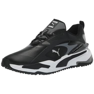 Imagem de PUMA Tênis de golfe masculino Gs-Fast, Puma Preto/PUMA Preto/Sombra Silenciosa, 40