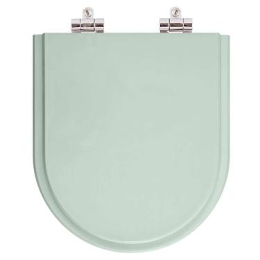 Imagem de Assento Sanitario Poliester com Amortecedor Riviera Agua Marinha (Verde Agua) para Vaso Celite