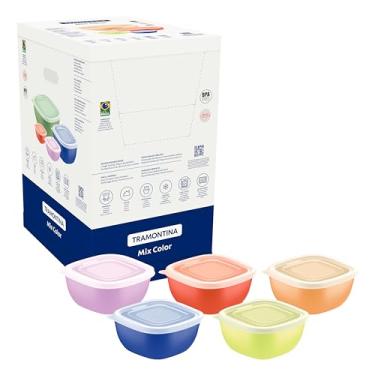Imagem de Tramontina Pote MixColor em Polipropileno Misto com Tampa Transparente 300 ml