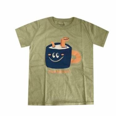 Imagem de Camiseta Hering Kids Infantil Menino Estampado Verde-Masculino