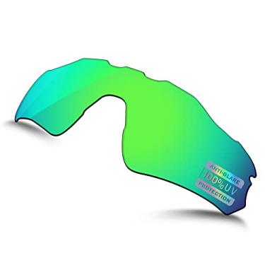 Imagem de Bowyer Lentes de reposição polarizadas para óculos de sol Oakley Radar EV Family, Verde jade, Radar EV Path OO9208