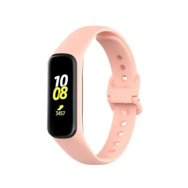 Imagem de Pulseiras de silicone NSmart compativeis com Galaxy Fit2 SM-R220 (R220, Rosa Sand)