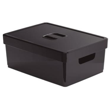 Imagem de Caixa Organizadora Grande com Tampa Preto