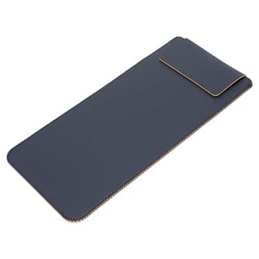 Imagem de Capa de Couro PU para Teclado, 30 X 14 X 1 Cm, Bolsa de Viagem à Prova de Choque, Protetor de Teclado para Teclado Magic Keyboard 2 Sem Fio (azul+amarelo)