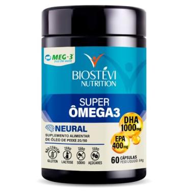 Imagem de Super Ômega 3 Neural | EPA 400mg DHA 1000mg - 60 Cápsulas com selo MEG-3