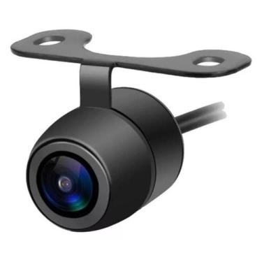 Imagem de Câmera Veicular Traseira Ré E Frontal Universal Entrada Rca - ShopMix