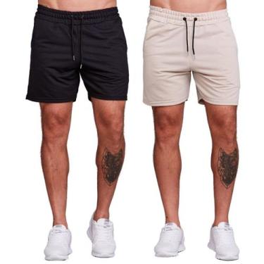 Imagem de KIT 2 Bermudas Short Masculina Moletinho Casual Adulto - Daze Modas, B