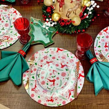 Imagem de Kit Capas de Sousplat Supla Com Guardanapos e Porta Guardanapos Para M