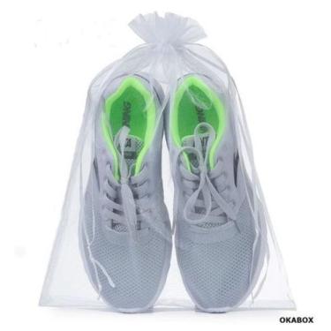 Imagem de 150 Saquinhos De Organza Para Chinelos Havaianas Sacos Cetim - OKABOX