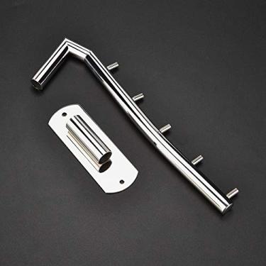 Imagem de Rack de Roupas Montado na Parede, Com Barra Giratória de 180° Cabide de Lavanderia Montado na Parede de Aço Inoxidável de 14,96 pol. para Quartos, Banheiros e Armários