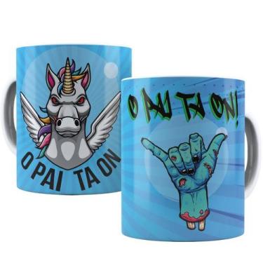 Imagem de Canecas de Porcelana Personalizadas Insultos - Estampa Sublimada, O pa