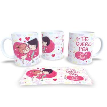 Imagem de Canecas Personalizadas Flork Namorados - Estampa Sublimada, Mod.86
