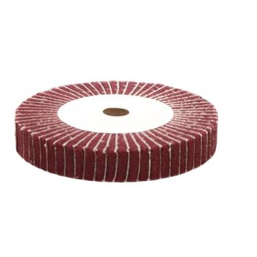 Imagem de 1Pc Nylon Fibra Flap Roda Não-tecido Esfregão 25/50mm Espessura Disco de Polimento 4/5/6/8/10/12 polegadas Disco Abrasivo 120/240 Grão, 25mm Espessura, 300mm