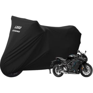 Imagem de Capa Para Cobrir Moto Honda CBR 650R Alta Durabilidade - Mz, Preta